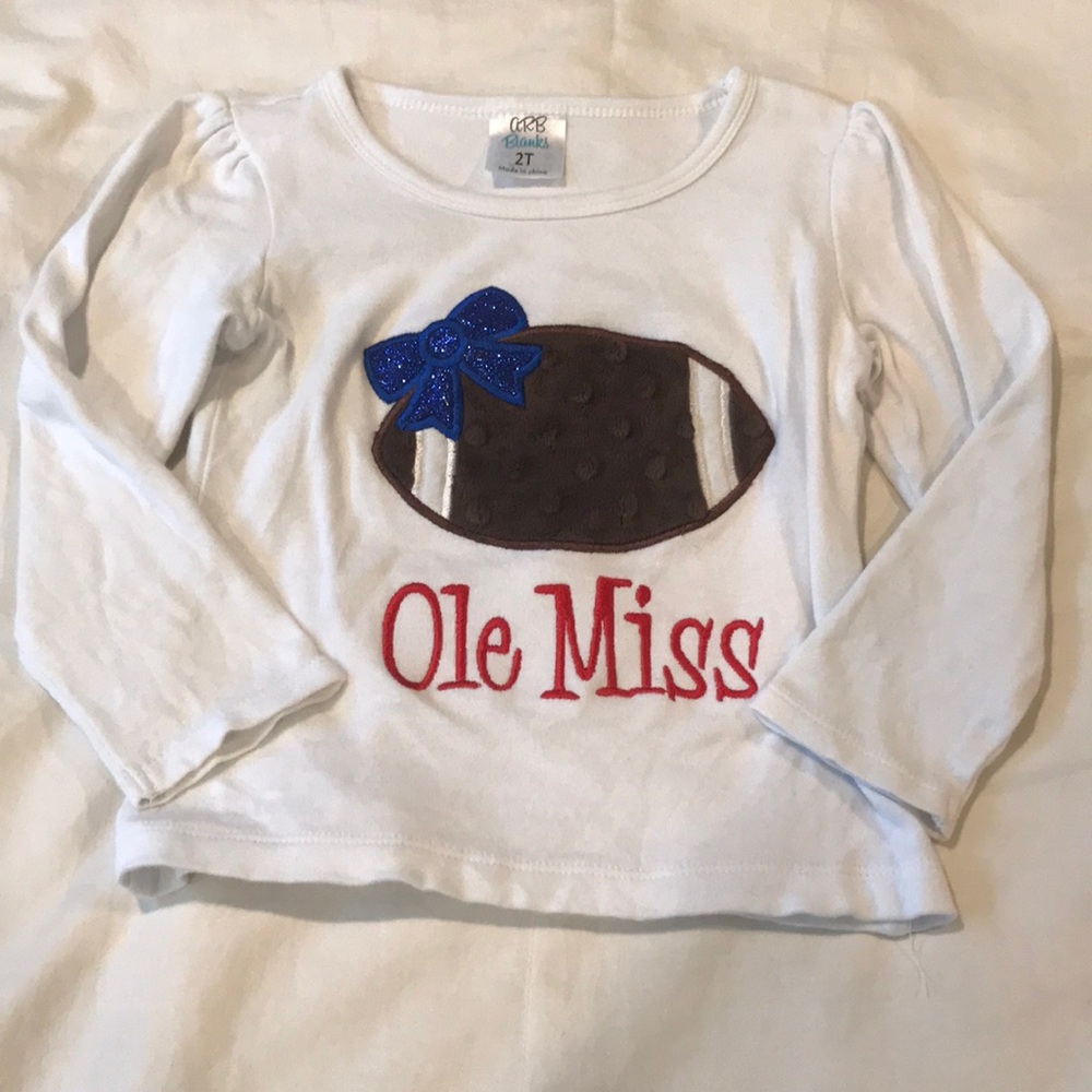 Toddler Ole Miss shirt